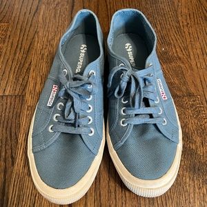 Superga Citi Classic Blue Green Sneakers Tennis Shoes 41.5
